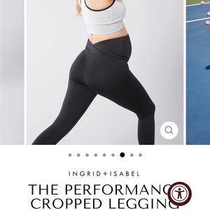 Ingrid and Isabel maternity cropped leggings